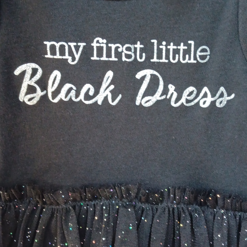 NWT Baby Starters little black dress tutu bodysuit - Picture 3 of 5